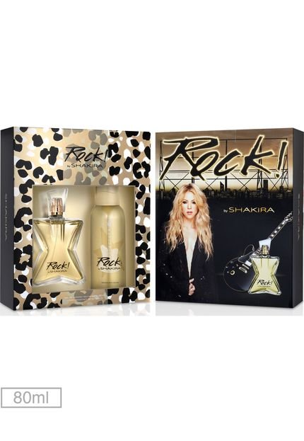 Kit Perfume Rock Shakira 80ml - Marca Shakira