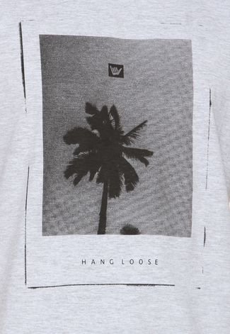 Camiseta Hang Loose Palm Cinza