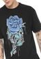 Camiseta Blunt Roses Preta - Marca Blunt