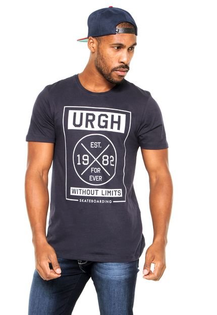 Camiseta Urgh Limits Azul-Marinho - Marca Urgh