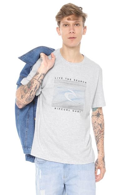 Camiseta Rip Curl Topography Cinza - Marca Rip Curl