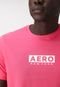 Camiseta Aeropostale New York Rosa - Marca Aeropostale
