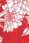 Camisa Colcci Rosie Floral Vermelha - Marca Colcci