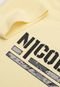 Camiseta Nicoboco Infantil Logo Amarela - Marca Nicoboco