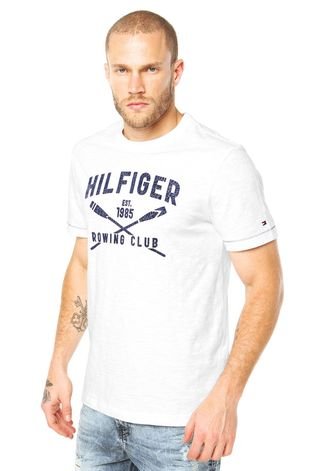 Camiseta Tommy Hilfiger Rowing Branca