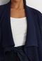 Cardigan Tricot Lauren Ralph Lauren Texturizado Azul-Marinho - Marca Lauren Ralph Lauren