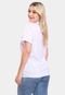Tshirt Blusa Feminina Arco Iris Estampada Manga Curta Camiseta Camisa Branco - Marca ADRIBEN
