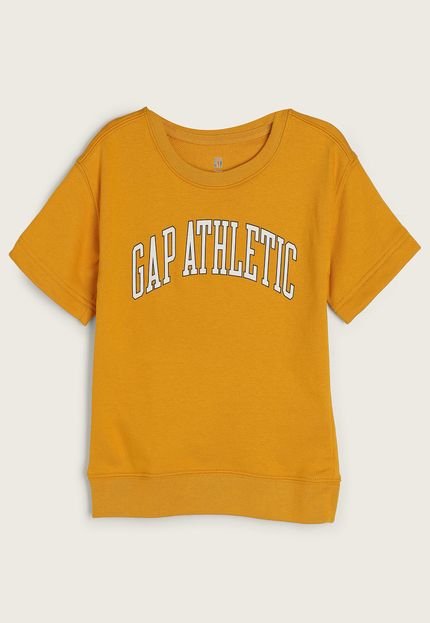 Camiseta Infantil GAP Logo Amarela - Marca GAP