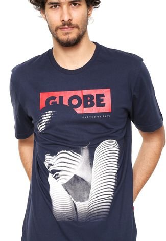 Camiseta Globe United By Fate Azul-Marinho