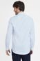 Camisa Sslim Social Maquinetada Azul Claro - Marca Aramis