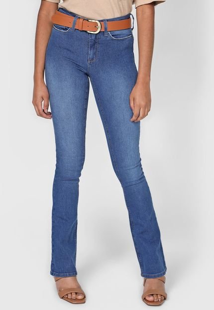 Calça Jeans Calvin Klein Jeans Bootcut Pespontos Azul - Marca Calvin Klein Jeans