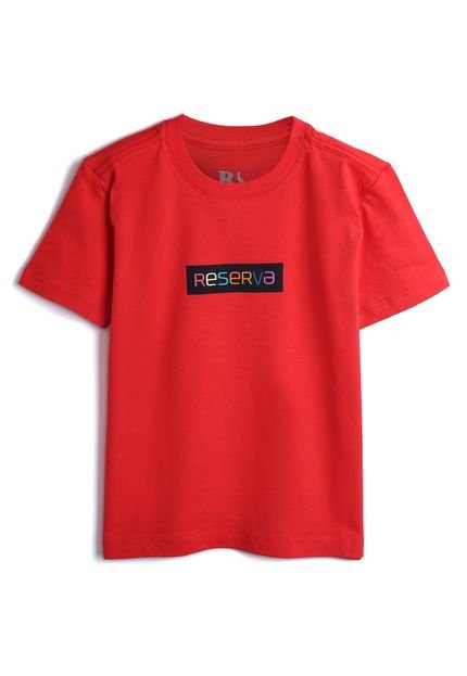 Camiseta Reserva Mini Menino Estampa Vermelha - Marca Reserva Mini