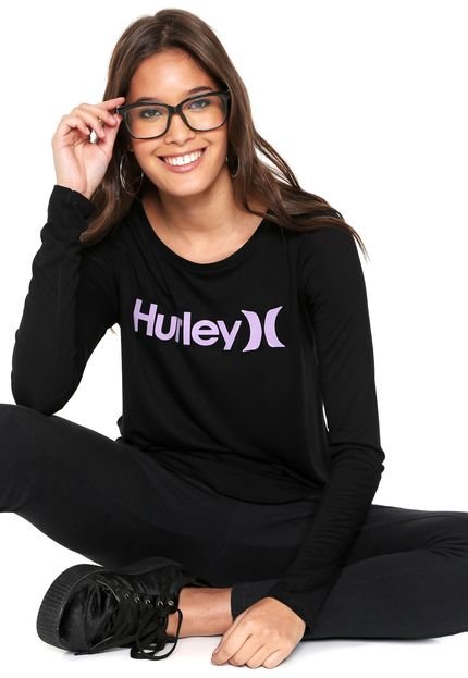 Blusa Hurley O&O Preta - Marca Hurley