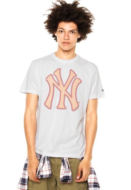 Camiseta New Era New York Yankees Branco - Marca New Era