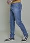 Calça Jeans Dialogo Skinny Estonada Com Puídos Nos Bolsos - Marca Dialogo Jeans