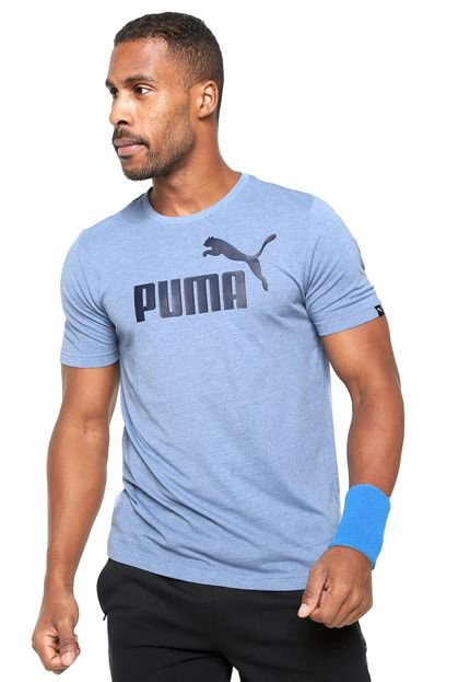Camiseta Puma Heather Tee Azul - Marca Puma
