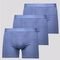 Kit de 3 Cuecas Boxer Lupo Elastic Soft Azul - Marca Lupo