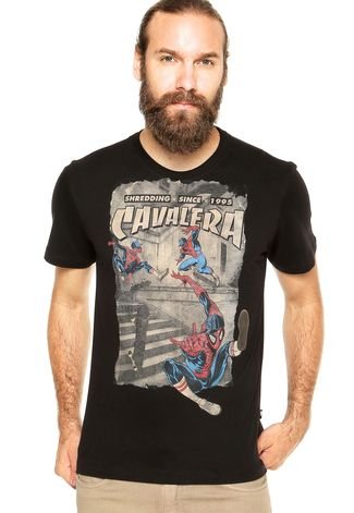 Camiseta Cavalera Spider Preta