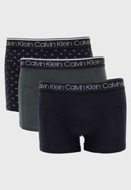 Pack 3 Boxer Calvin Klein Cotton Stretch Multicolor
