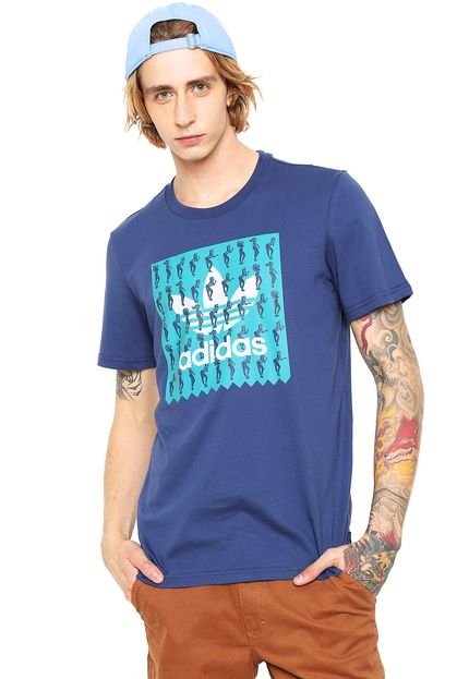Camiseta adidas Skateboarding Blackbird Dncr Azul - Marca adidas Skateboarding