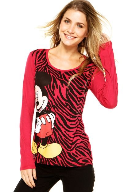 Blusa Cativa Mickey Rosa - Marca Cativa Disney
