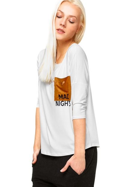 Camiseta Lunender Mad Nights Bege - Marca Lunender