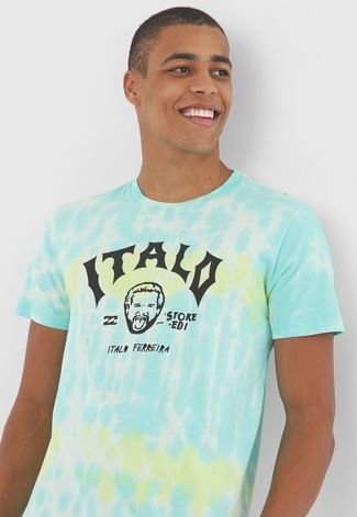 Camiseta Billabong Italo Tie Dye Verde