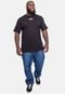 Camiseta HD Masculina Plus Size Surfboard Preta - Marca HD Hawaiian Dreams