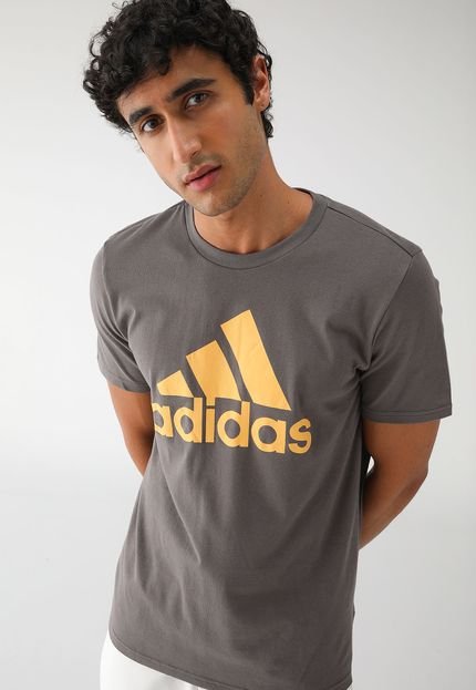 Camiseta adidas Sportswear Logo Cinza - Marca adidas Sportswear