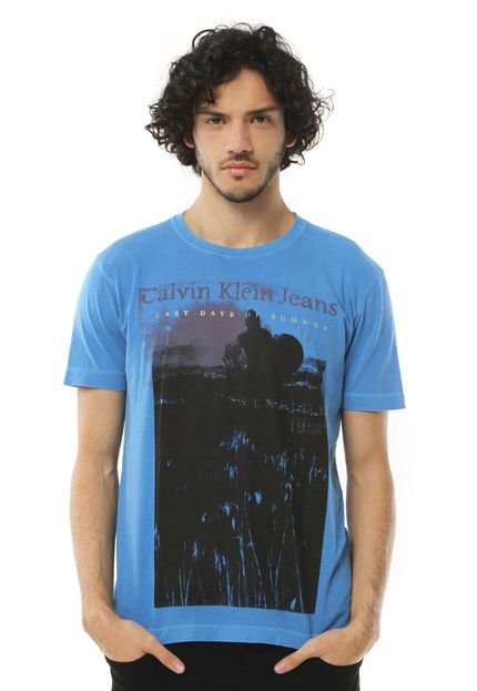 Camiseta Calvin Klein Summer Azul - Marca Calvin Klein Jeans