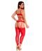 Conjunto IMI Lingerie Noite Lua De Mel Noiva Cinta Liga Choker Meia Beautiful Vermelho - Marca IMI LINGERIE