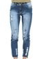 Calça Jeans Uber Jeans Skinny Estonada Azul - Marca U Uberjeans
