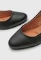 Scarpin Slingback Vizzano Liso Preto - Marca Vizzano