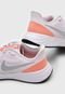 Tênis Nike Infantil Revolution 5 Gs Off-White/Rosa - Marca Nike
