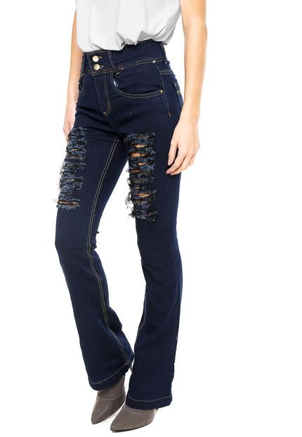 Calça Jeans Mix Jeans Pespontos Azul - Marca Mix Jeans