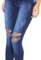 Calça Jeans GRIFLE COMPANY Skinny Destroyed Azul - Marca GRIFLE COMPANY