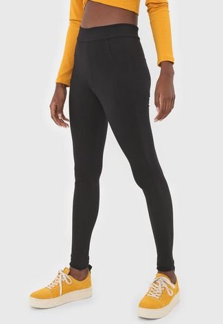 Legging Polo Wear Lisa Preta - Compre Agora