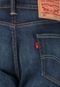 Calça Jeans Levis 505 Reta Elegance Azul - Marca Levis