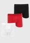 Kit 3pçs Cueca Polo Wear Boxer Logo Vermelho/Branco - Marca Polo Wear