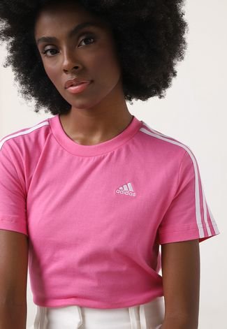 Adidas 3 stripes clearance rosa