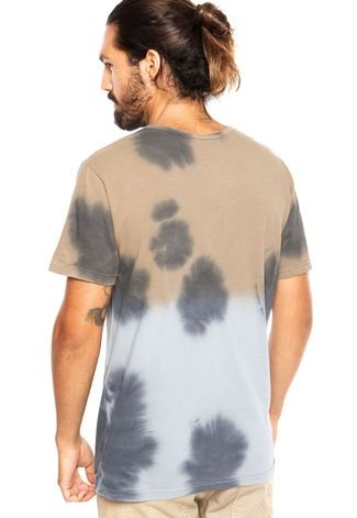 Camiseta Quiksilver Tiedyed Marrom/Cinza