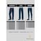 Kit Com 2 Bermudas Jeans Premium Masculinas Versatti Tel Aviv Multicolorido - Marca Versatti