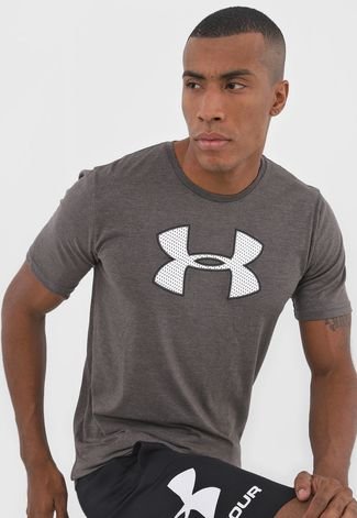 Camiseta Under Armour Logo Cinza - Compre Agora