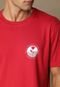 Camiseta Osklen Reta Patche Vermelha - Marca Osklen