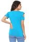 Blusa Acrobat Off Shoulder Azul - Marca Acrobat