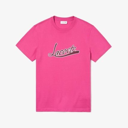 Camiseta Lacoste Regular Fit Rosa - Marca Lacoste