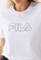 Camiseta Fila Regular Basic Outline Branca - Marca Fila