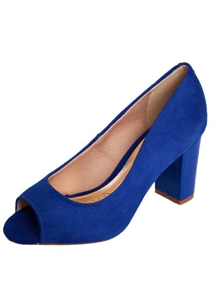 Peep Toe Beira Rio Azul - Marca Beira Rio