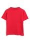 Camiseta Milon Menino Escrita Vermelha - Marca Milon
