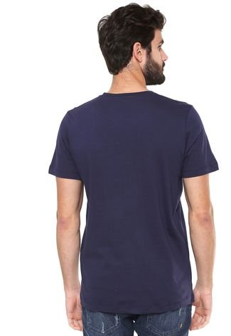 Camiseta Colcci Estampada Azul